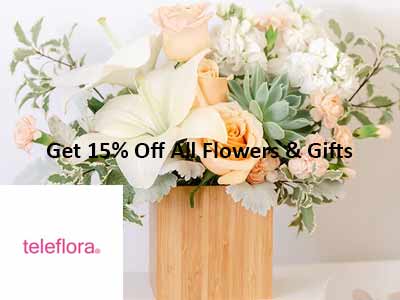 Teleflora 15% Off Your Order